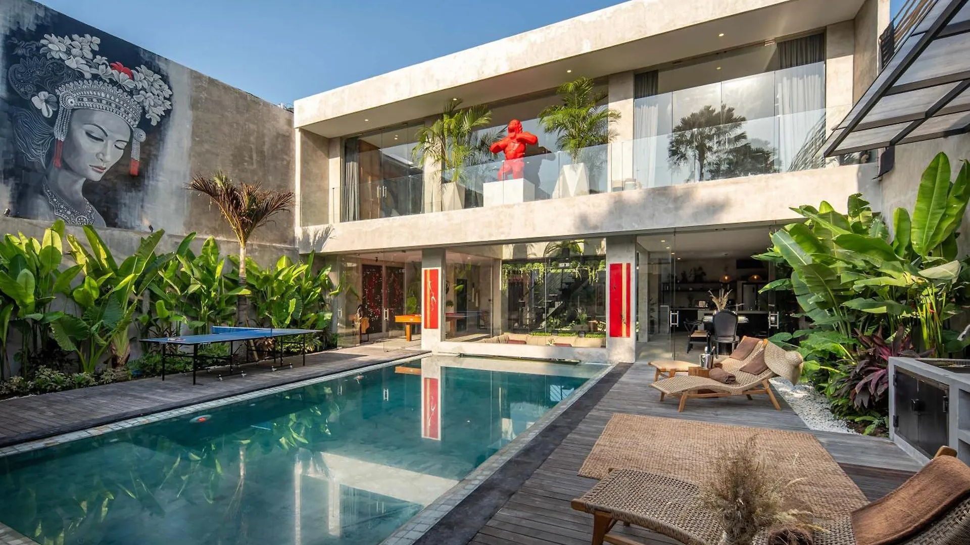 Hébergement de vacances Artistic 4Bd Villa With Private Pool & Jungle Vibes Seminyak Indonésie