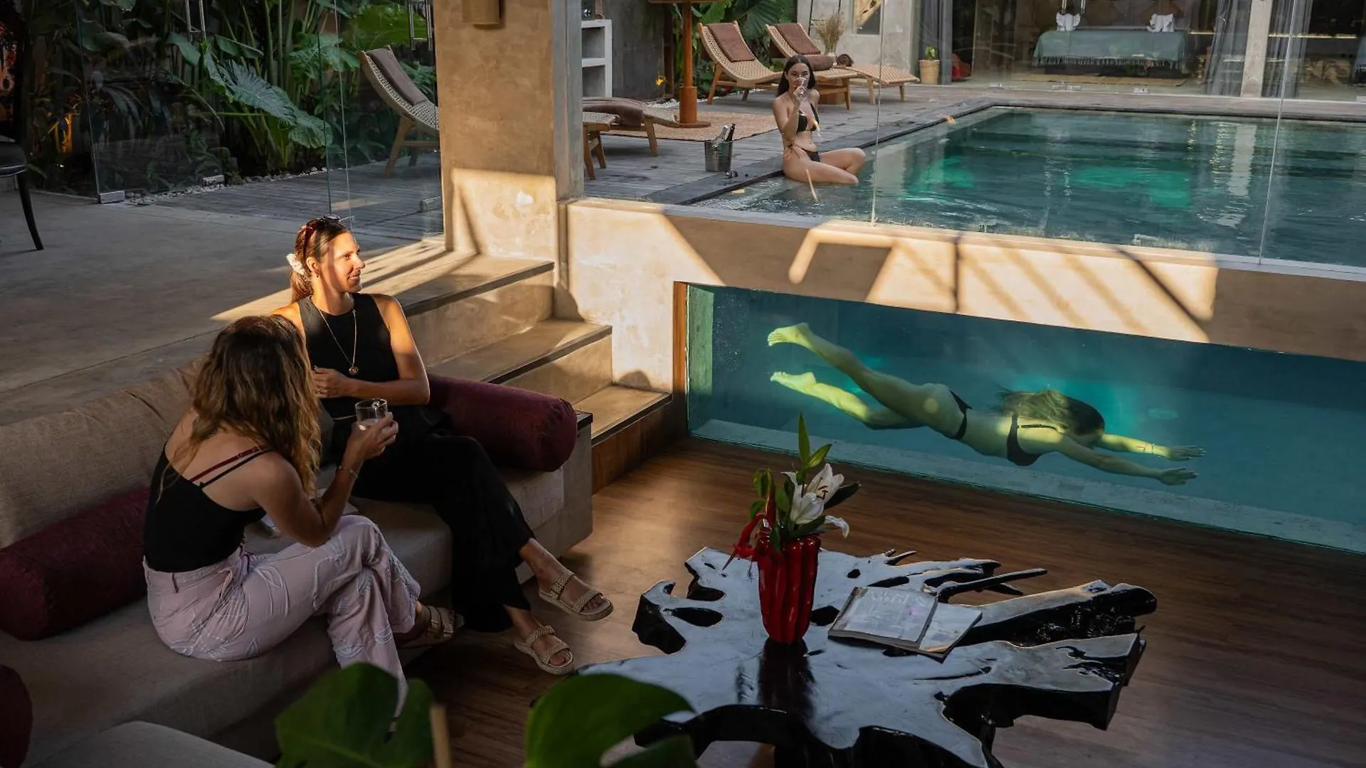 Artistic 4Bd Villa With Private Pool & Jungle Vibes Seminyak 0*,