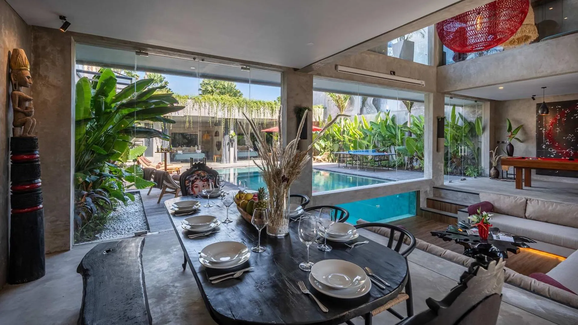 Artistic 4Bd Villa With Private Pool & Jungle Vibes Seminyak Ferienhaus